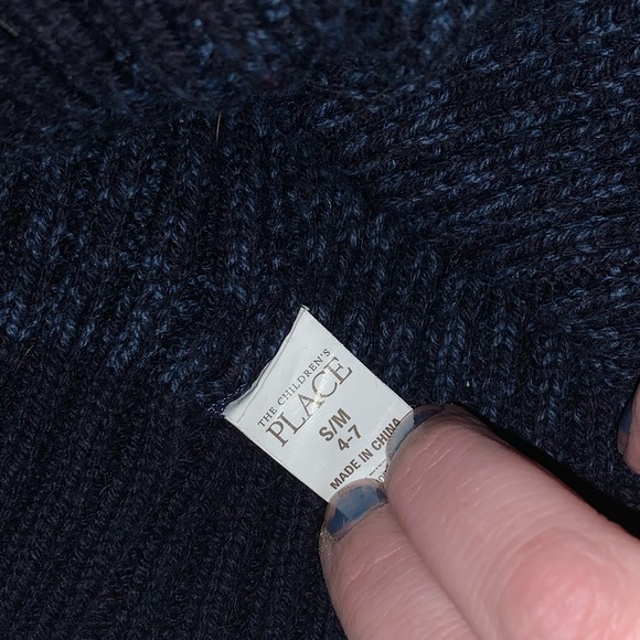 CHILDRENS PLACE winter hat w/visor blue YOUTH S (free w/purchase) - Picture 4 of 9